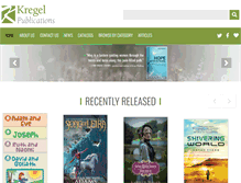 Tablet Screenshot of kregel.com